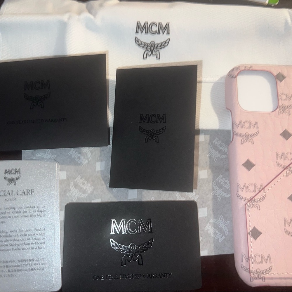 MCM Pink iPhone Case